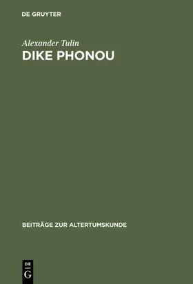 Tulin |  Dike Phonou | eBook | Sack Fachmedien