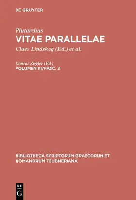 Plutarchus / Ziegler |  Vitae parallelae | eBook | Sack Fachmedien