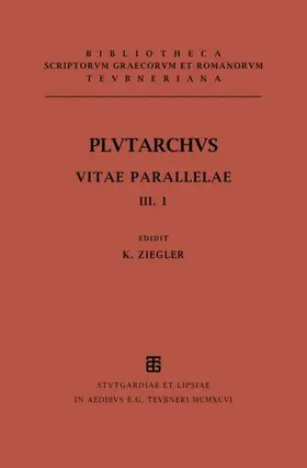 Plutarchus / Ziegler / Gärtner |  Vitae parallelae | eBook | Sack Fachmedien