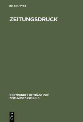  Zeitungsdruck | eBook | Sack Fachmedien