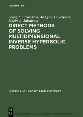 Kabanikhin / Satybaev / Shishlenin |  Direct Methods of Solving Multidimensional Inverse Hyperbolic Problems | eBook | Sack Fachmedien