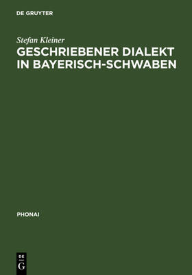 Kleiner |  Geschriebener Dialekt in Bayerisch-Schwaben | eBook | Sack Fachmedien