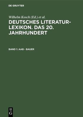 Kosch / Hagestedt |  Aab - Bauer | eBook | Sack Fachmedien