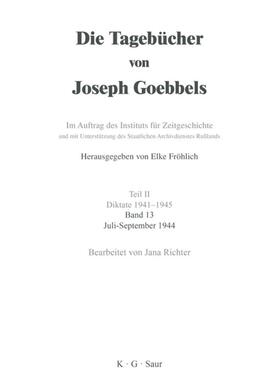 Richter |  Juli - September 1944 | eBook | Sack Fachmedien