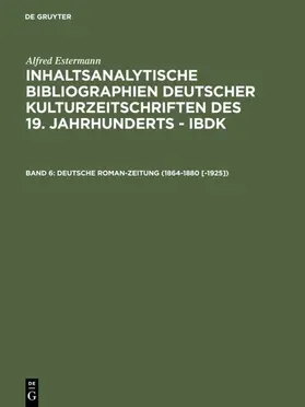 Estermann |  Deutsche Roman-Zeitung (1864-1880 [-1925]) | eBook | Sack Fachmedien