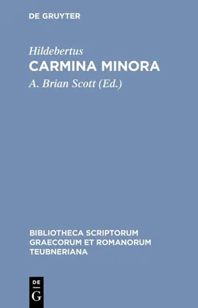 Hildebertus / Scott |  Carmina minora | eBook | Sack Fachmedien