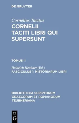 Cornelius Tacitus / Heubner |  Historiarum libri | eBook | Sack Fachmedien