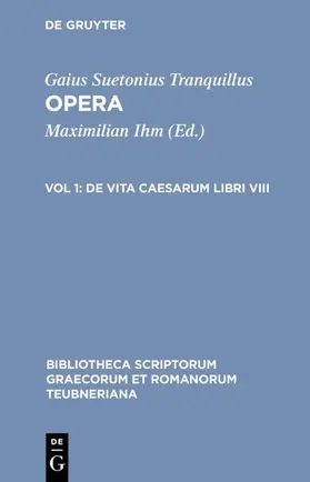 Suetonius Tranquillus / Ihm |  Opera | eBook | Sack Fachmedien