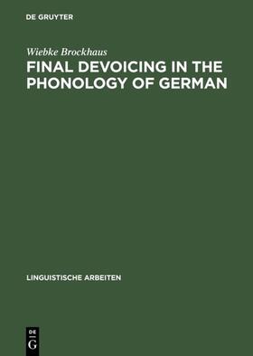 Brockhaus |  Final Devoicing in the Phonology of German | eBook | Sack Fachmedien
