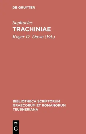 Sophocles / Dawe |  Trachiniae | eBook | Sack Fachmedien