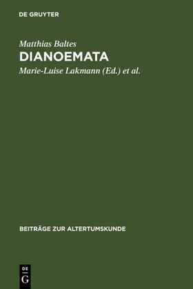 Baltes / Lakmann / Hüffmeier |  Dianoemata | eBook | Sack Fachmedien