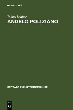 Leuker | Angelo Poliziano | E-Book | sack.de