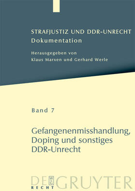  Gefangenenmisshandlung, Doping und sonstiges DDR-Unrecht | eBook | Sack Fachmedien