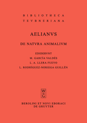 Aelianus / García Valdés / Llera Fueyo |  De natura animalium | eBook | Sack Fachmedien