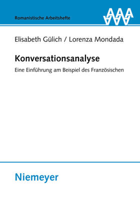Gülich / Mondada |  Konversationsanalyse | eBook | Sack Fachmedien
