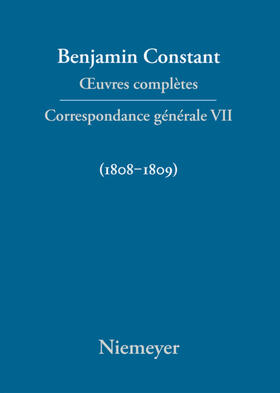 Delbouille / Leroy |  Correspondance générale 1808–1809 | eBook | Sack Fachmedien