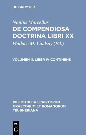 Lindsay |  Liber IV continens | eBook | Sack Fachmedien