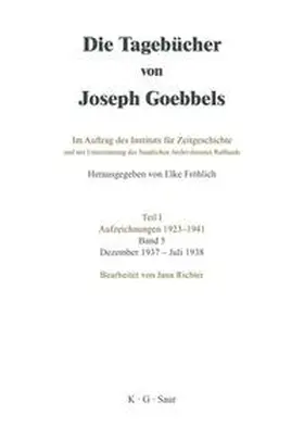 Fröhlich |  Dezember 1937 - Juli 1938 | eBook | Sack Fachmedien