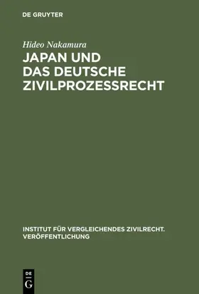 Nakamura | Japan und das deutsche Zivilprozessrecht | E-Book | sack.de