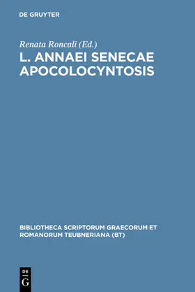 Seneca / Roncali |  Apocolocyntosis | eBook | Sack Fachmedien