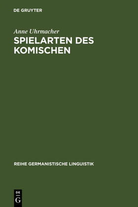 Uhrmacher |  Spielarten des Komischen | eBook | Sack Fachmedien