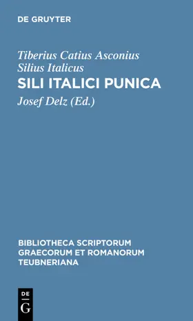 Silius Italicus / Delz |  Sili Italici Punica | eBook | Sack Fachmedien