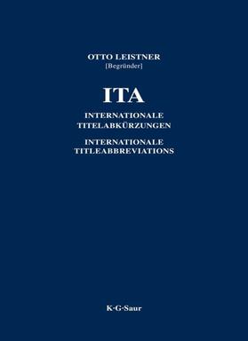 Leistner |  ITA | eBook | Sack Fachmedien