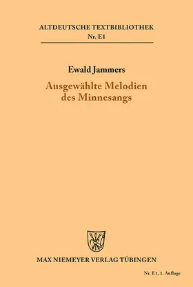 Jammers |  Ausgewählte Melodien des Minnesangs | Buch |  Sack Fachmedien