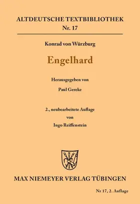 Konrad von Würzburg / Reiffenstein / Gereke | Engelhard | Buch | 978-3-11-098222-0 | sack.de