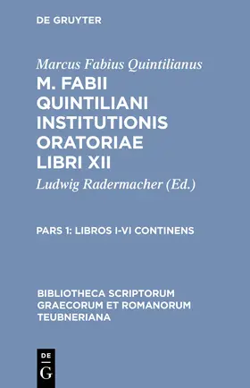 Buchheit / Radermacher |  Libros I-VI continens | Buch |  Sack Fachmedien