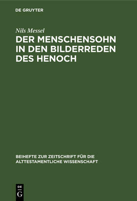 Messel |  Der Menschensohn in den Bilderreden des Henoch | Buch |  Sack Fachmedien