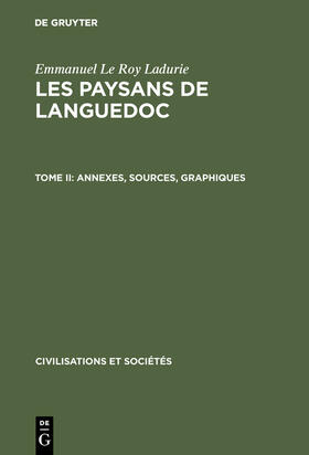Le Roy Ladurie |  Annexes, sources, graphiques | Buch |  Sack Fachmedien