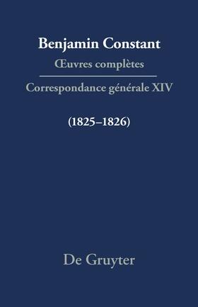 Courtney / Rowe / Triaire |  Correspondance générale 1825–1826 | eBook | Sack Fachmedien