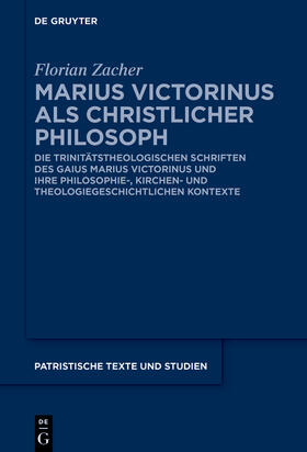 Zacher |  Marius Victorinus als christlicher Philosoph | eBook | Sack Fachmedien
