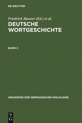 Stroh / Maurer |  Deutsche Wortgeschichte. Band 2 | Buch |  Sack Fachmedien