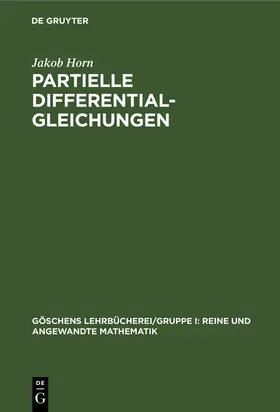 Horn |  Partielle Differentialgleichungen | Buch |  Sack Fachmedien