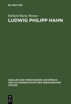 Werner |  Ludwig Philipp Hahn | Buch |  Sack Fachmedien