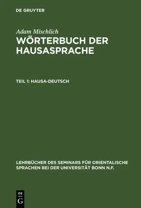 Mischlich |  Hausa-Deutsch | Buch |  Sack Fachmedien