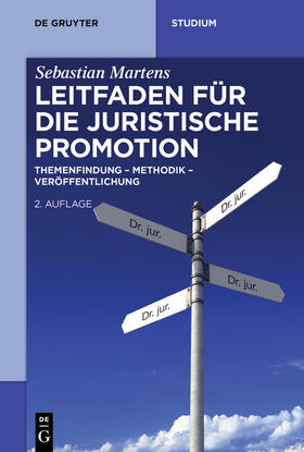 Martens | Leitfaden für die juristische Promotion | Buch | 978-3-11-099756-9 | sack.de