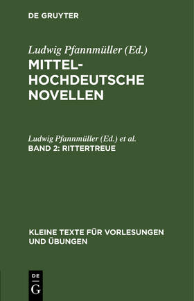 Rüdeger / Pfannmüller |  Rittertreue | Buch |  Sack Fachmedien