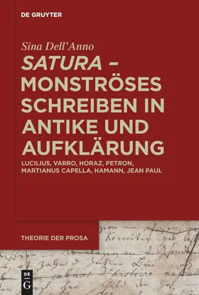 Dell'Anno | ›satura‹ – Monströses Schreiben in Antike und Aufklärung | E-Book | sack.de