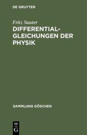 Sauter |  Differentialgleichungen der Physik | Buch |  Sack Fachmedien