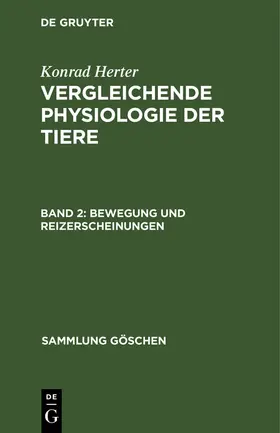 Herter |  Bewegung und Reizerscheinungen | Buch |  Sack Fachmedien