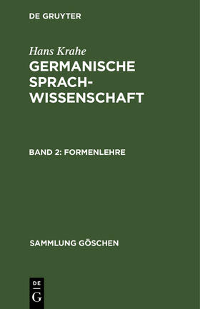 Krahe / Meid |  Formenlehre | Buch |  Sack Fachmedien