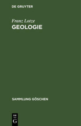 Lotze |  Geologie | Buch |  Sack Fachmedien