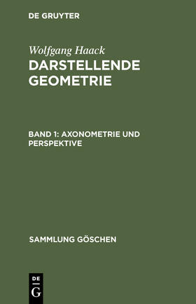 Haack |  Axonometrie und Perspektive | Buch |  Sack Fachmedien