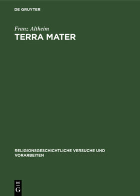 Altheim |  Terra mater | Buch |  Sack Fachmedien