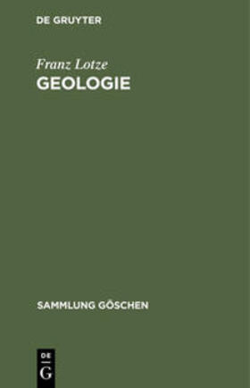 Lotze |  Geologie | Buch |  Sack Fachmedien