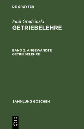 Lechner |  Angewandte Getriebelehre | Buch |  Sack Fachmedien