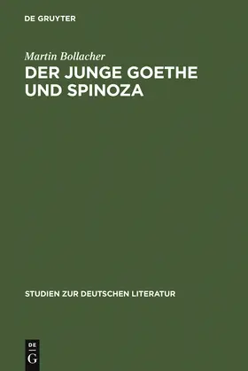 Bollacher | Der junge Goethe und Spinoza | Buch | 978-3-11-102349-6 | sack.de